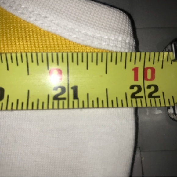 Calvin Klein Men’s Tank Top Shirt White Blue Yellow Stripe Size XL - Picture 5 of 8